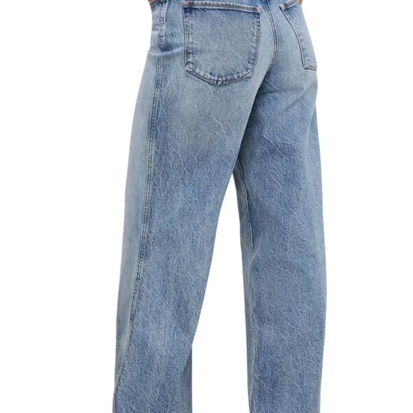 Good American Good Skate Wide Leg Jeans in Indigo - Picture 4 of 8